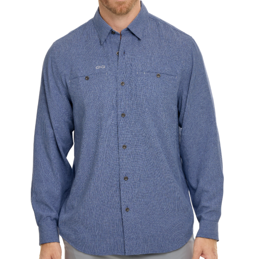 Maverick Shirt Long Sleeve - Indigo